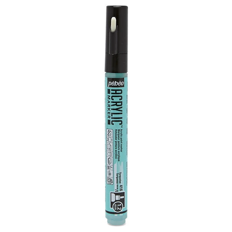 Marqueur acrylique - decomarker - 1.2mm - turquoise