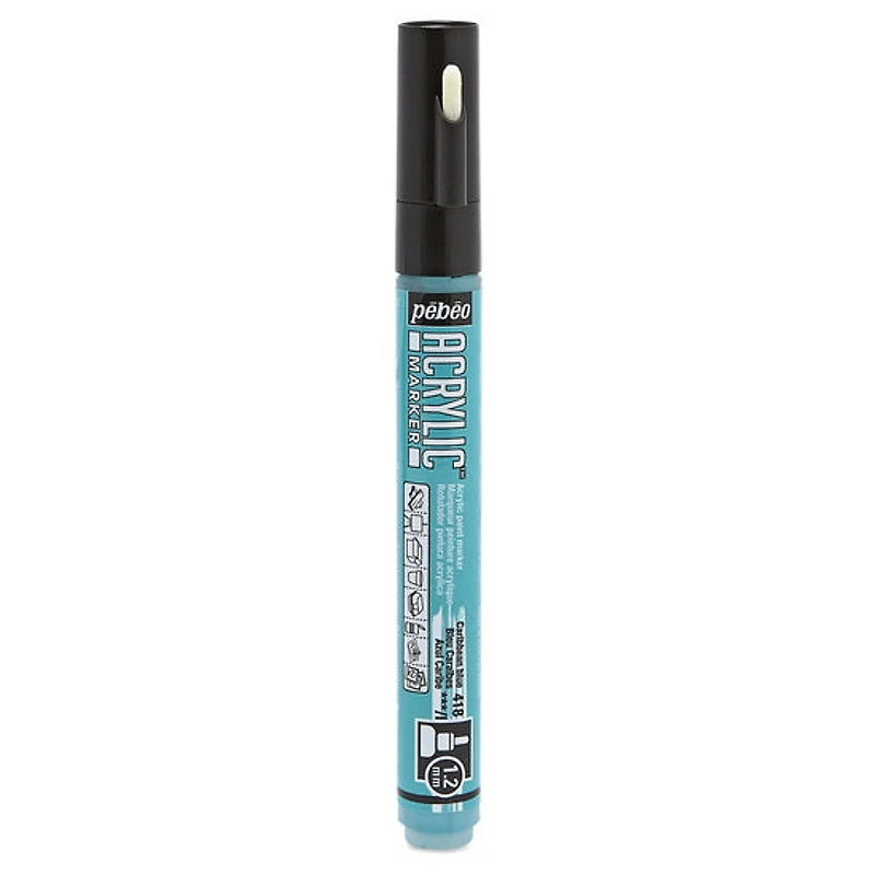 Paint marker - decomarker - 1.2mm - caribbean blue