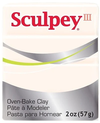 Sculpey III Oven-Bake Clay - TRANSLUCENT OUNCE