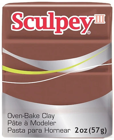 Sculpey III Oven-Bake Clay - CHOCOLATE OUNCE