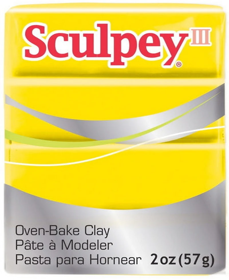 Sculpey III Oven-Bake Clay - YELLOW OUNCE