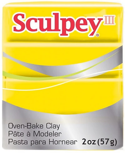 Sculpey III Oven-Bake Clay - YELLOW OUNCE