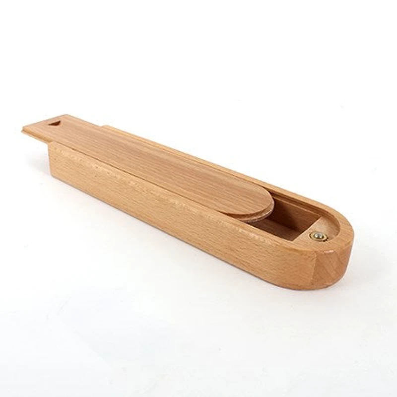 Boîte ronde en bois pour accessoires