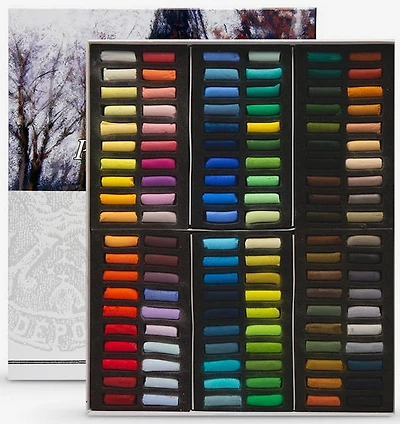 Ens. demi-pastels à l'écu - collection paris (120)