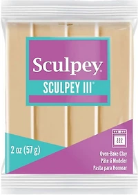 Pâte à modeler sculpey iii - tan ounce