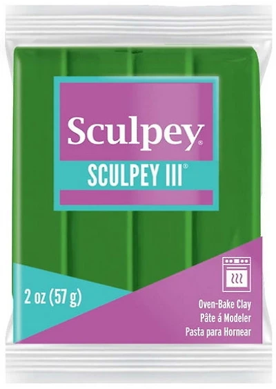 Sculpey III Oven-Bake Clay - LEAF GREEN OUNCE