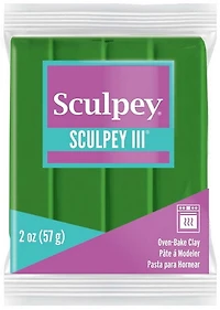 Sculpey III Oven-Bake Clay - LEAF GREEN OUNCE