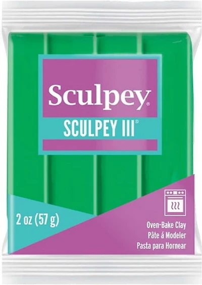Sculpey III Oven-Bake Clay - EMERALD OUNCE
