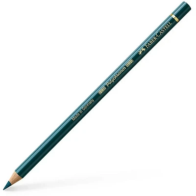Crayon polychromos vert cobalt foncé
