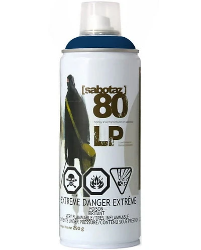 Peinture aérosol bp bleu signalisation - 400ml