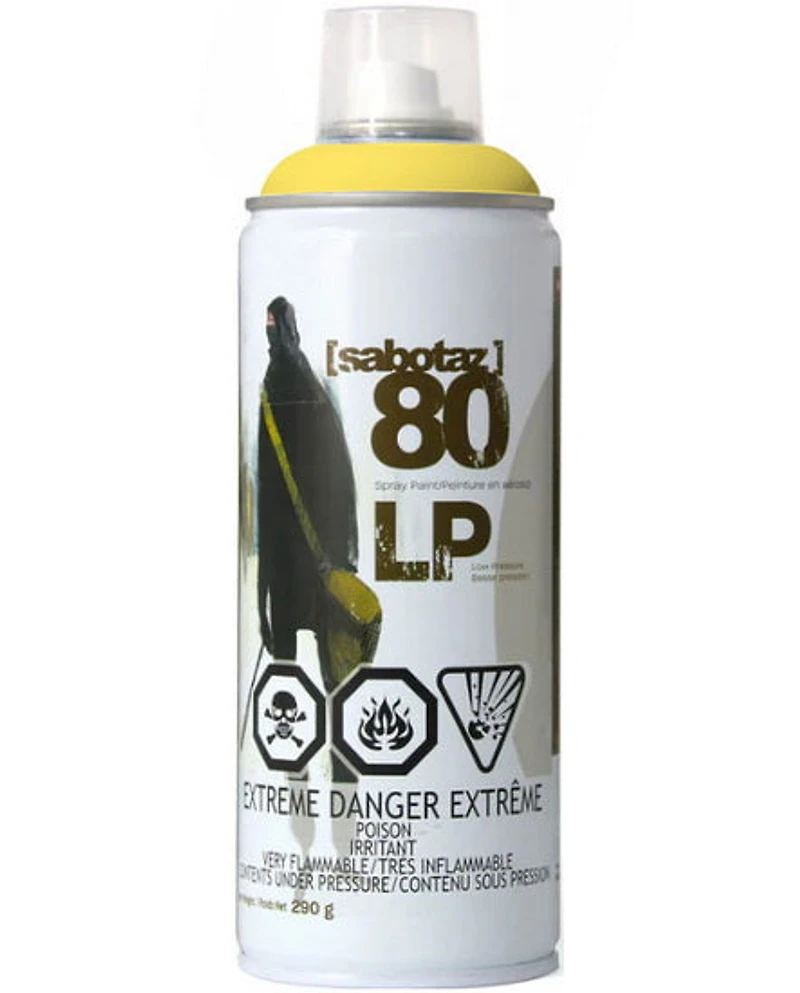 Peinture aérosol bp jaune citron - 400ml