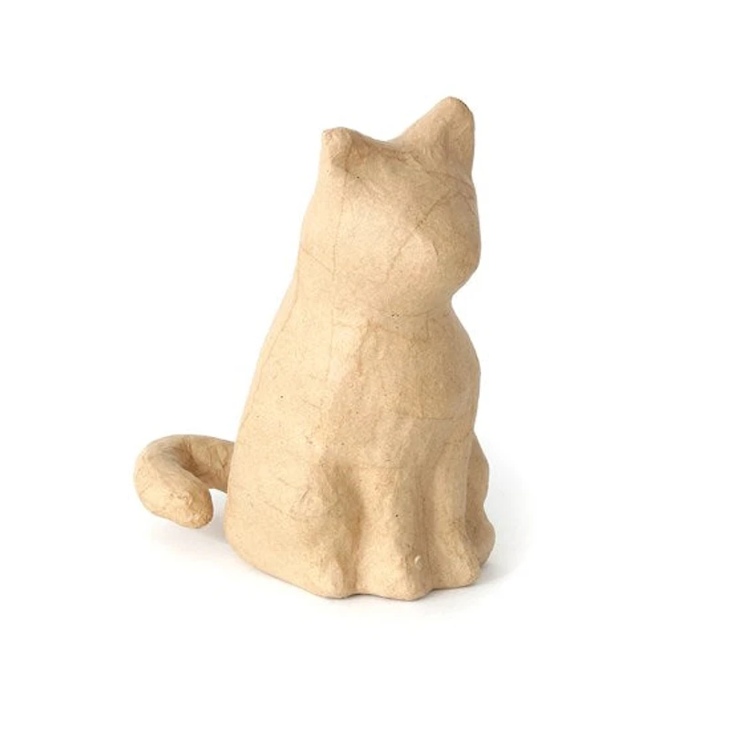 Decopatch papier mâché – chat assis