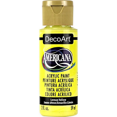 Acrylique americana jaune citron - 60ml