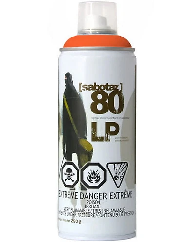 Peinture aérosol bp orange fluo - 400ml
