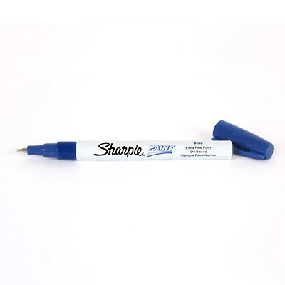 Marqueur peinture à base d'huile sharpie fin bleu