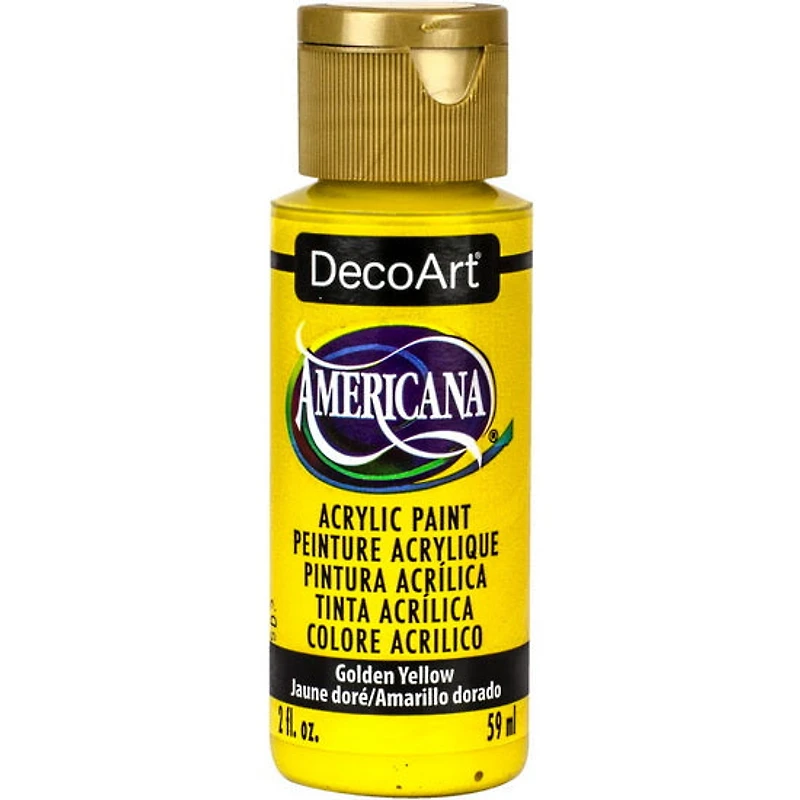 Acrylique americana jaune or - 60ml