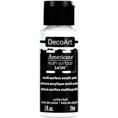 Acrylique  americana fini satiné boule de coton - 60ml