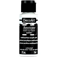 Acrylique  americana fini satiné boule de coton - 60ml
