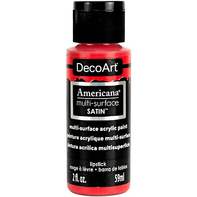 Acrylique  americana fini satiné rouge a levres - 60ml