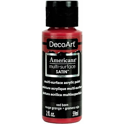 Acrylique  americana fini satiné rouge grange - 60ml