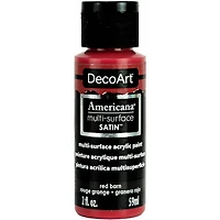 Acrylique  americana fini satiné rouge grange - 60ml