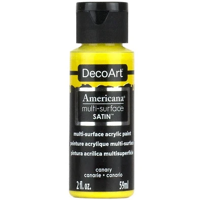 Acrylique  americana fini satiné canari - 60ml
