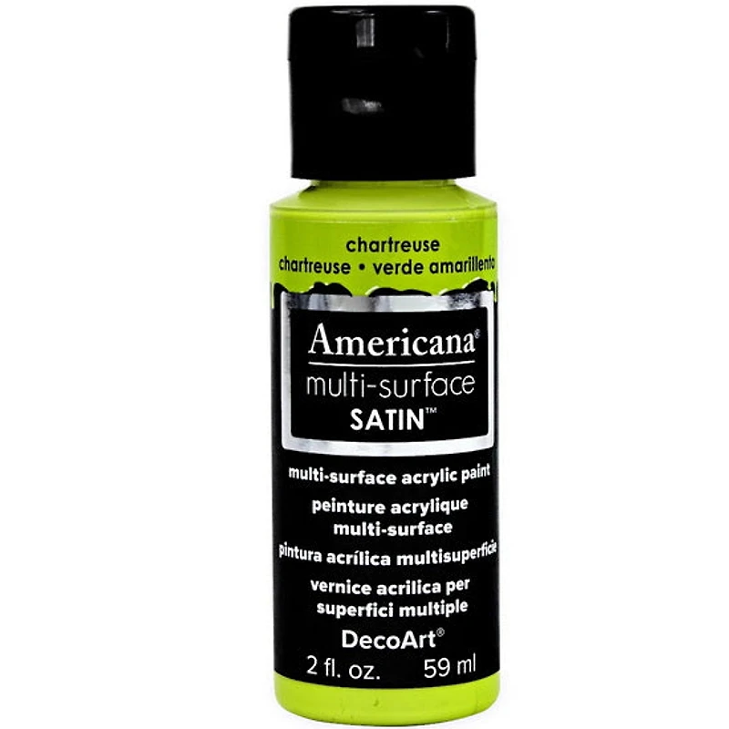 Acrylique americana fini satiné chartreuse - 60ml