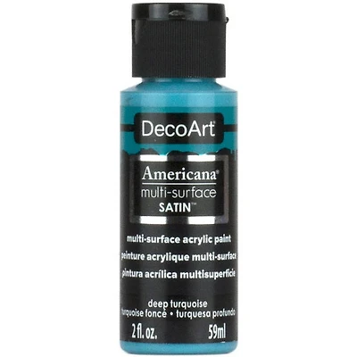 Acrylique  americana fini satiné turquoise fonce - 60ml