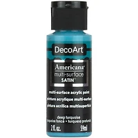 Acrylique  americana fini satiné turquoise fonce - 60ml