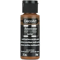 Acrylique  americana fini satiné feve de cacao - 60ml