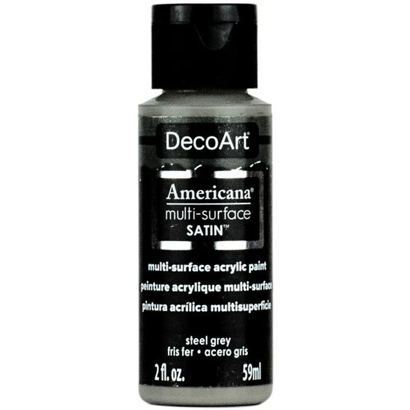 Americana Acrylic Satin Steel Grey - 60ml