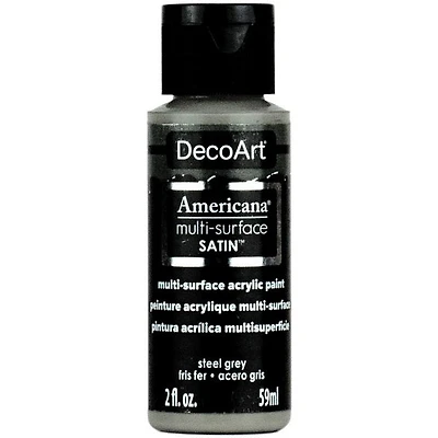 Americana Acrylic  Satin Steel Grey - 60ml