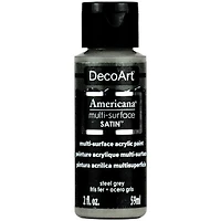 Americana Acrylic  Satin Steel Grey - 60ml