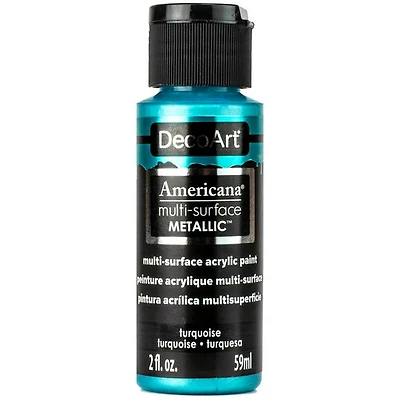 Acrylique  americana fini satiné turquoise - 60ml