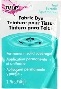 Permanent Fabric Dye Teal - 50G