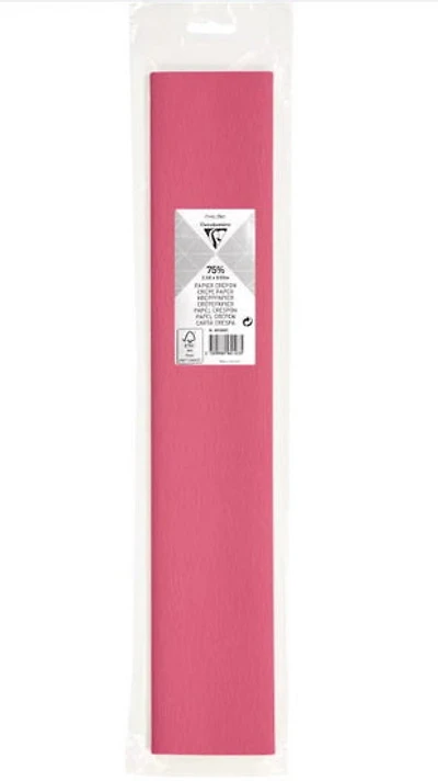 Crepe paper 250x50cm light pink - LIGHT PINK