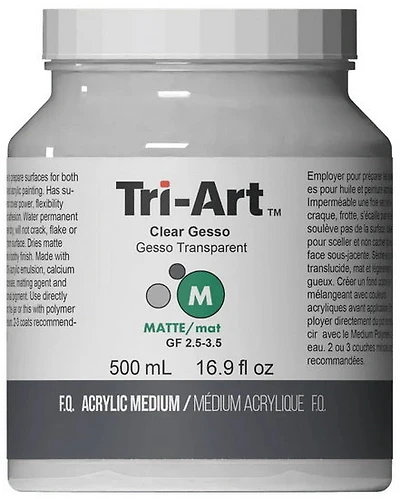 Gesso transparent