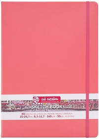Carnet croquis art création corail- 21x29cm