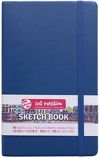 Sketchbook Art Creation  Navy Blue - 13X21CM