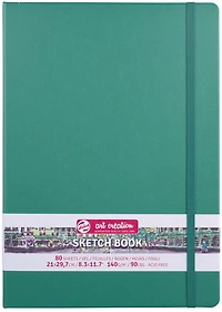 Carnet croquis art création vert forêt- 21x29cm