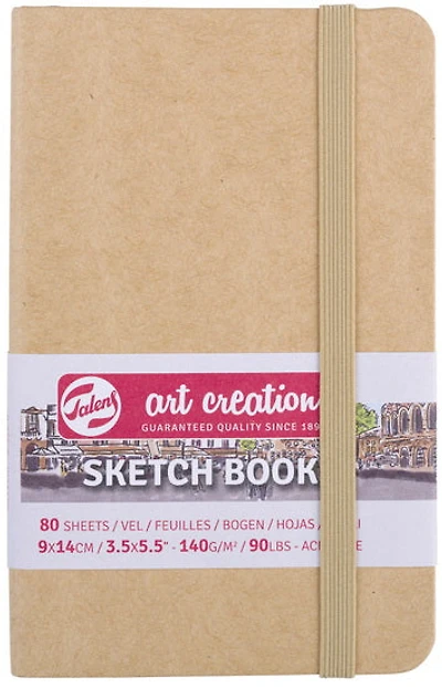 Carnet croquis art création kraft