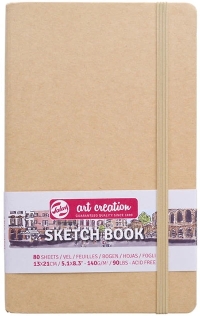 Carnet croquis art création kraft