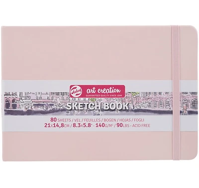 Sketchbook Art Creation  Pastel Pink- 21X14CM