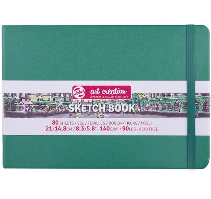 Sketchbook Art Creation Green Forest- 21X14CM