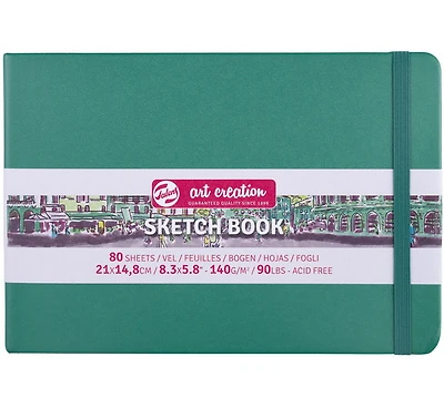 Sketchbook Art Creation  Green Forest- 21X14CM