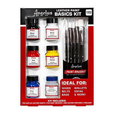 Kit peinture acrylique pour cuir
