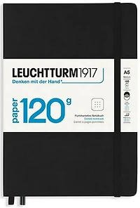 Cahier de notes pointillé a5 203p 120g noir