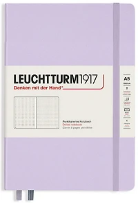 Cahier de notes pointillé a5 251p lilas