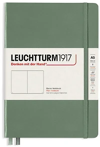 Cahier de notes uni a5 251p olive