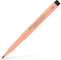 Pitt brush tip marker red beige